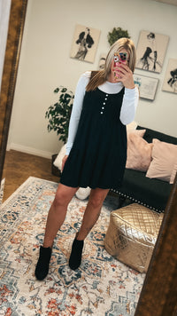 Leah Tiered Tunic | Black