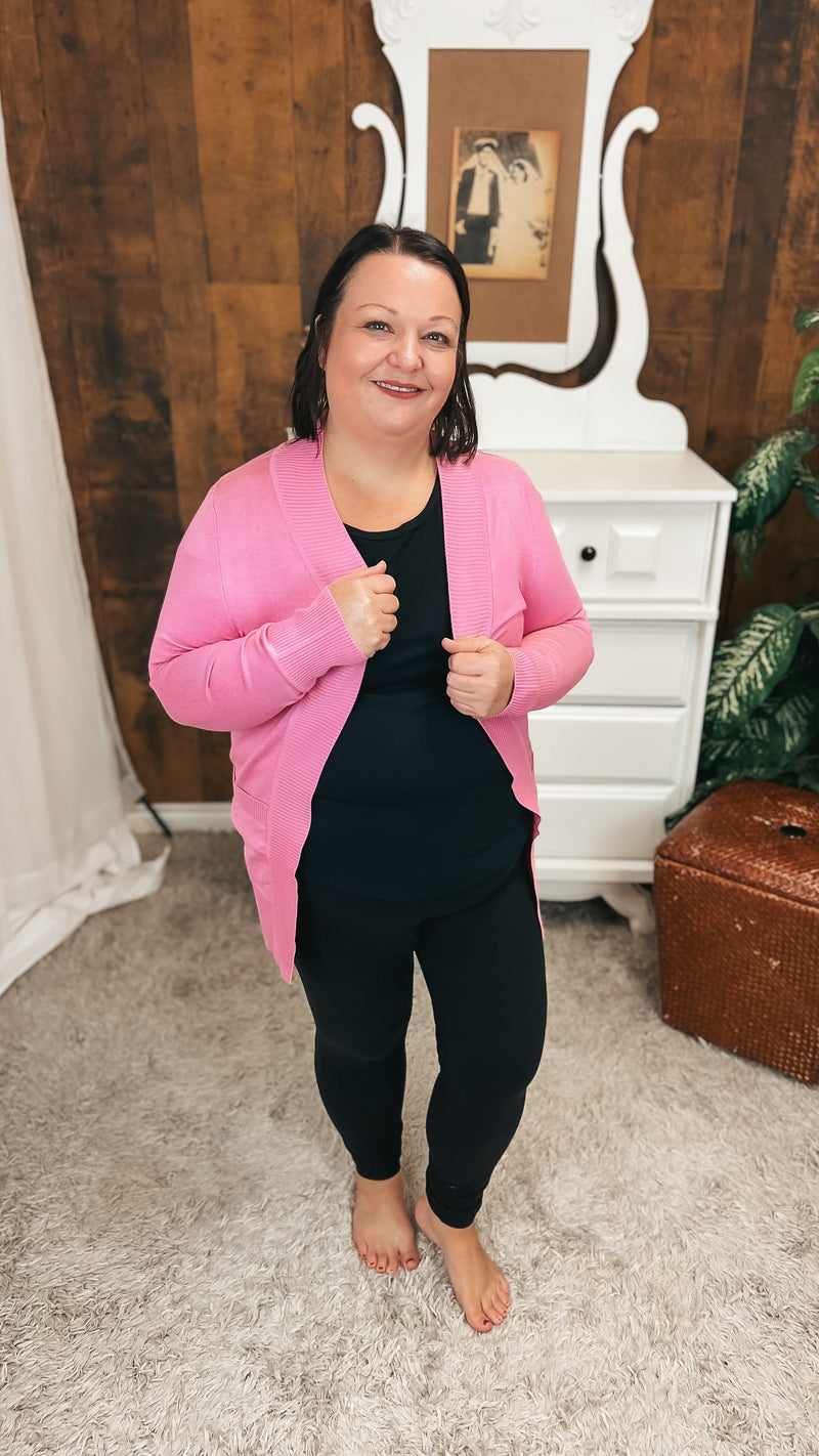 Sherry Cardigan 2.0 | Bubblegum Pink