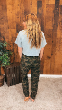 Janine Jogging Pants | Army