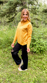 Sheila Knit Sweater | Mustard
