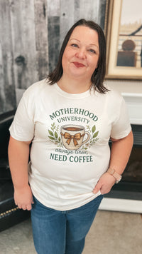 Motherhood Tee| Cream