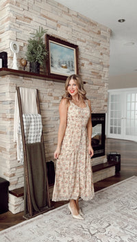 Natasha Floral Sundress | Light Yellow