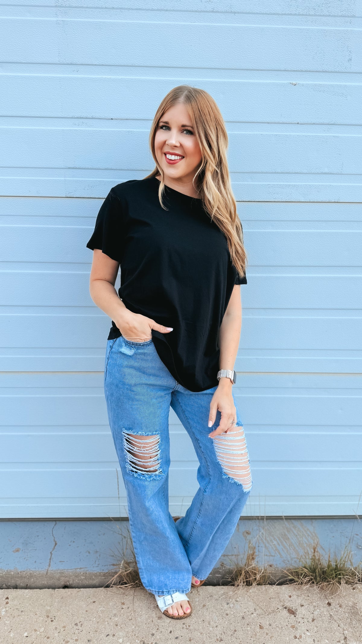 Julia Basic Tee | Black