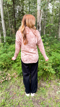 Lucie Cowlneck Sweatshirt | Tie Dye