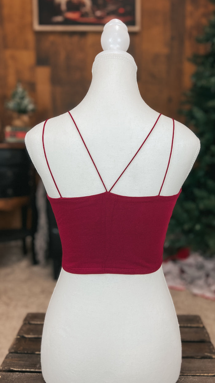 Winnie Bralette | Burgundy