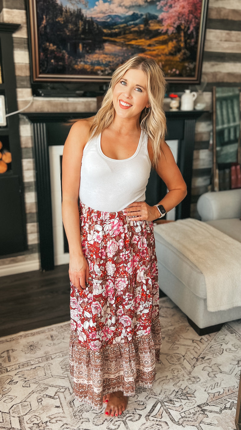 Kyrah Floral Skirt