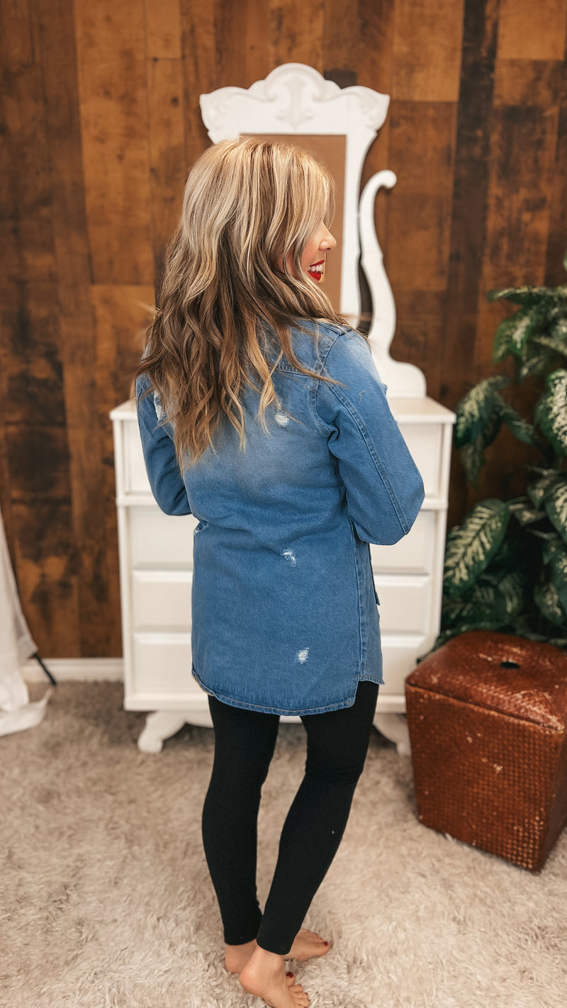 Tammy Denim Jacket | Light Blue