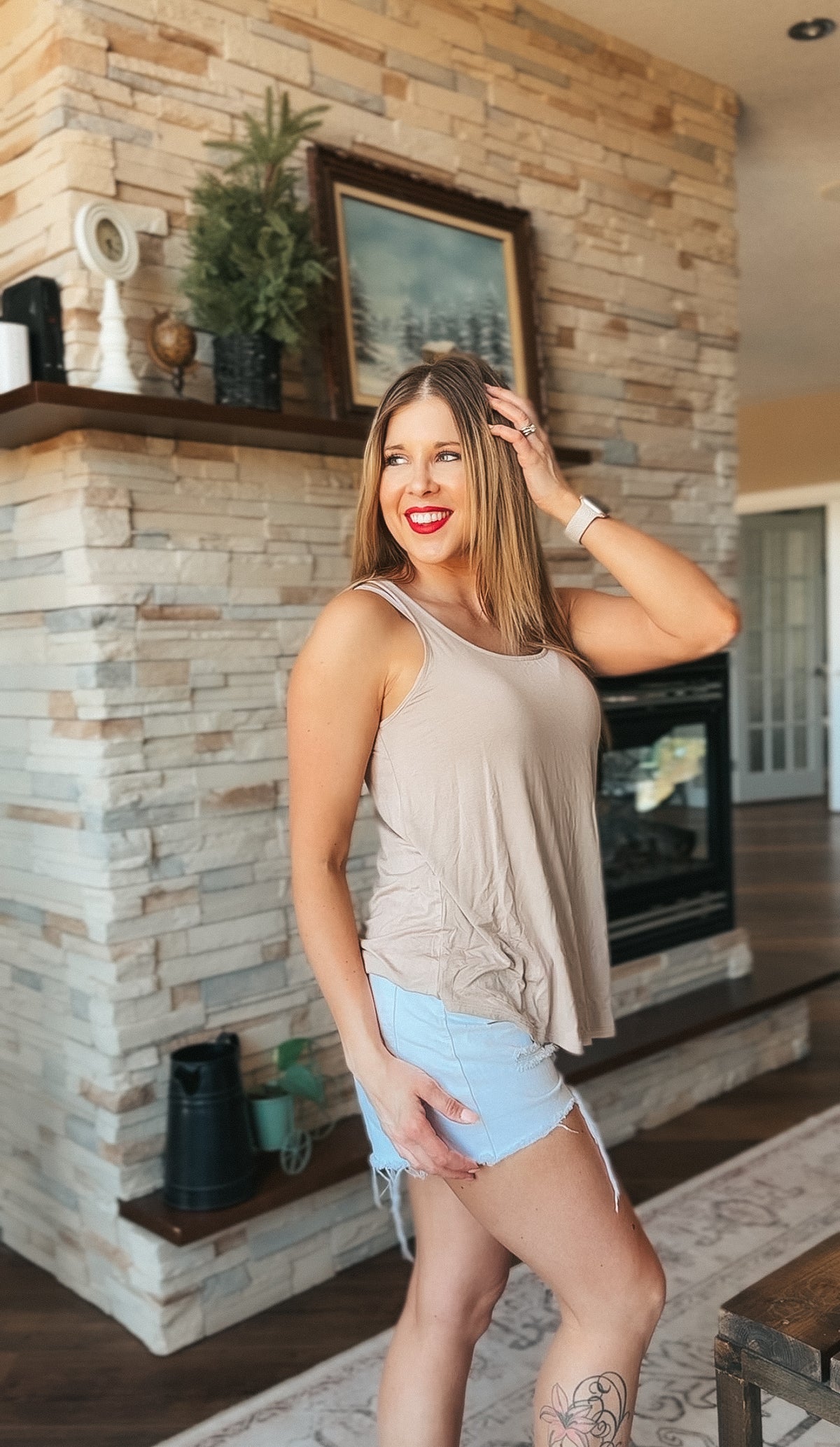 Morgan 2.0 Basic Tank Top | Mocha