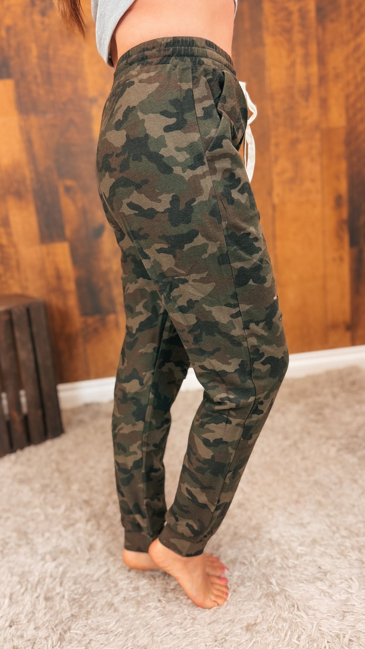 Janine Jogging Pants | Army