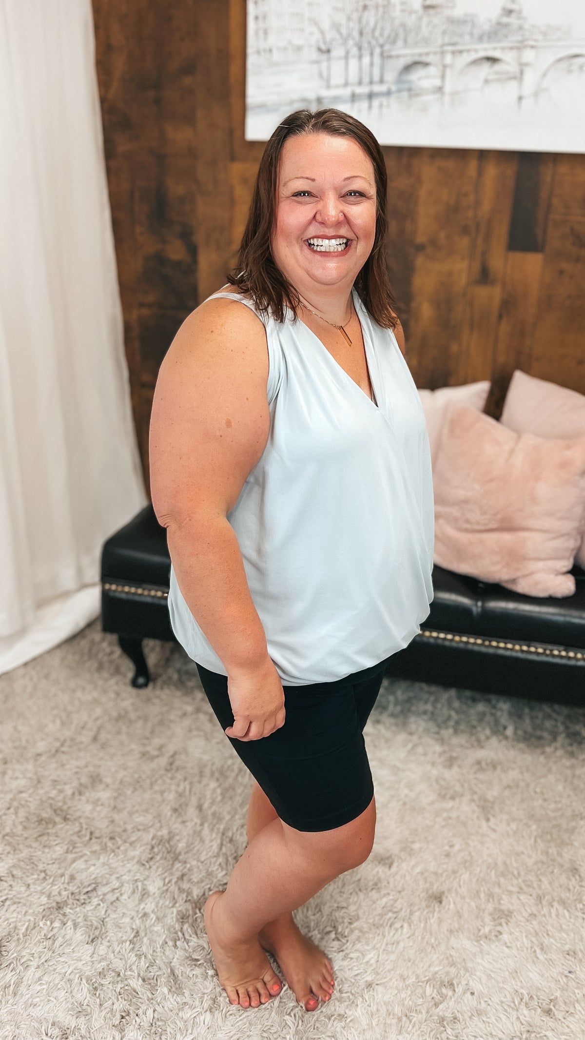 Trista Tank Top 2.0 | Light Grey