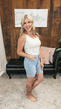 Camila Ribbed Bodysuit | Oatmeal