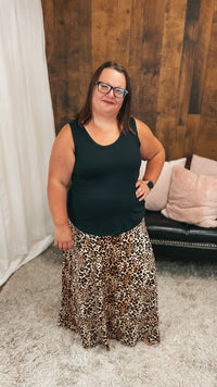 Roxanne Leopard Maxi Skirt