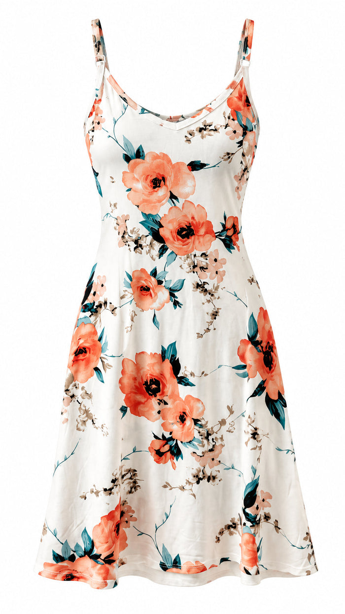 Julie Tunic Dress | White Floral