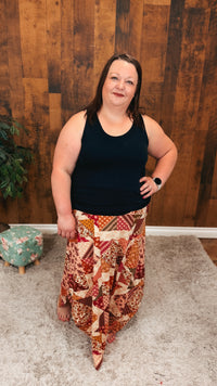 Patchwork Maxi Skirt