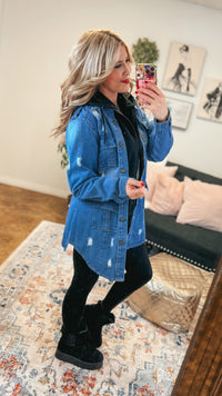 Tammy Denim Jacket | Light Blue
