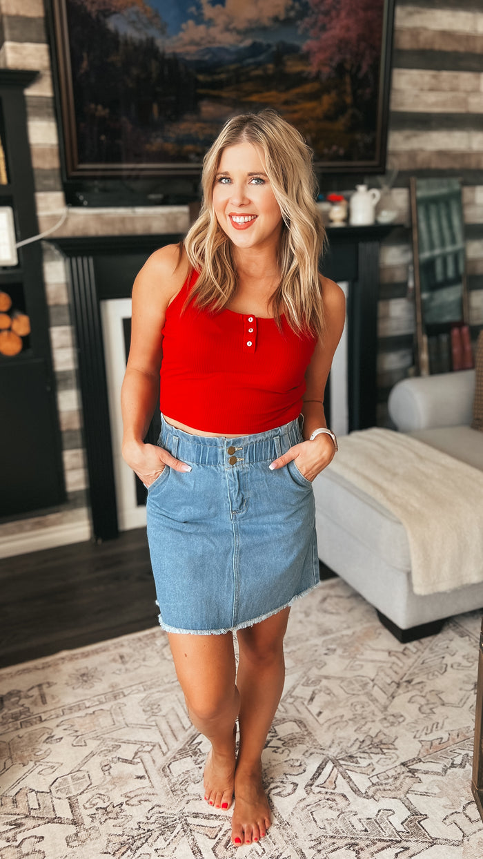 Laney Denim Skirt