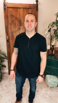 James Henley Tee: Black