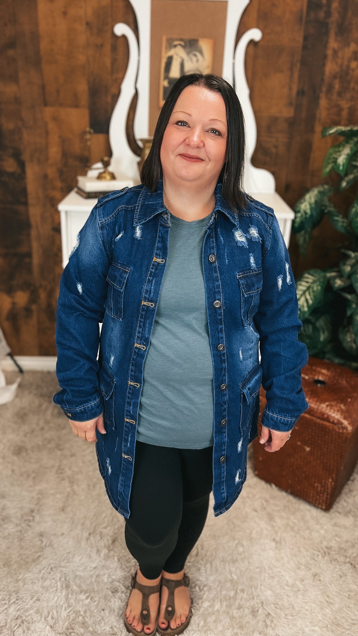 Tammy Denim Jacket | Dark Blue