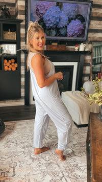Jordyn Hotshot Romper: Periwinkle