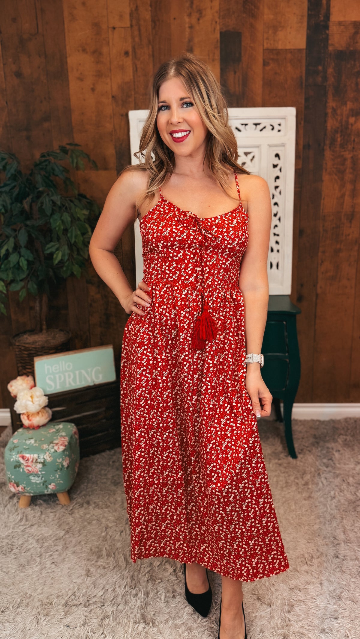 Penelope Sundress | Red