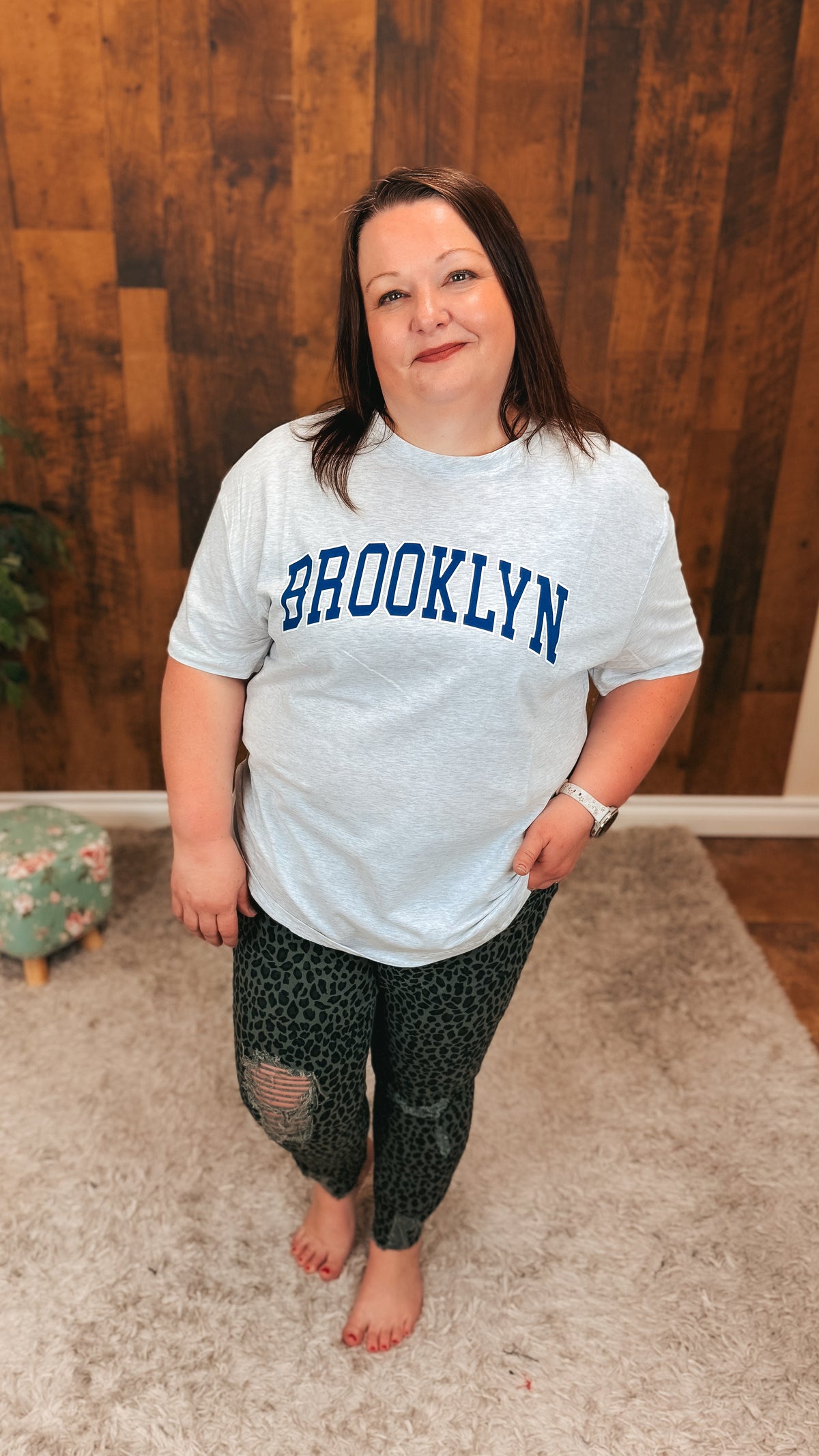 Brooklyn Tee | Heather Grey