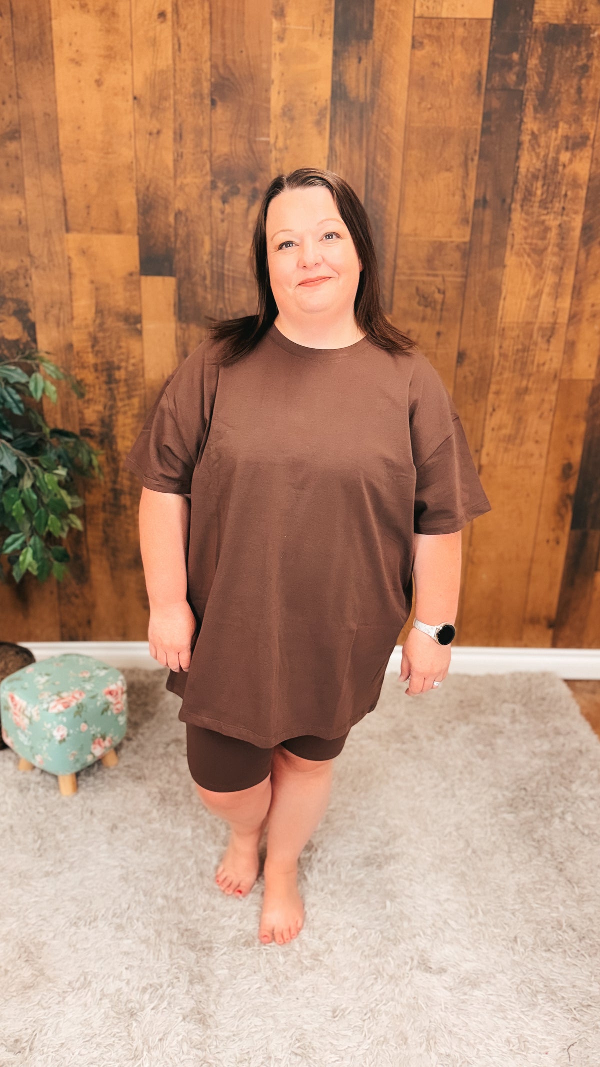 Nic Short Set: Brown