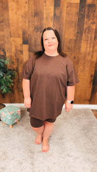 Nic Short Set: Brown