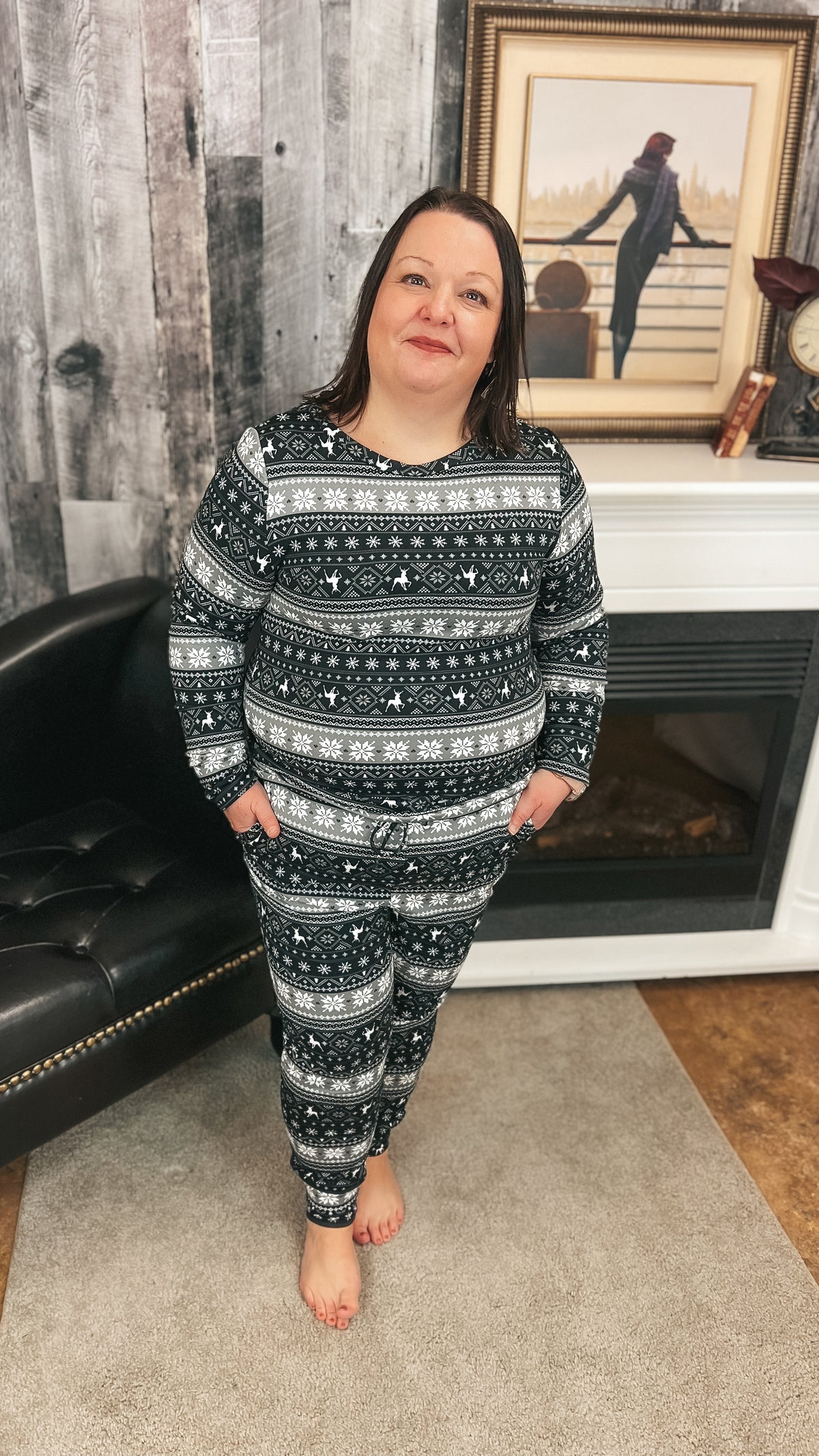 Christmas Pajamas | Charcoal