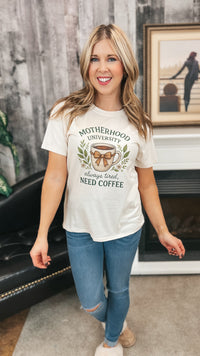 Motherhood Tee| Cream