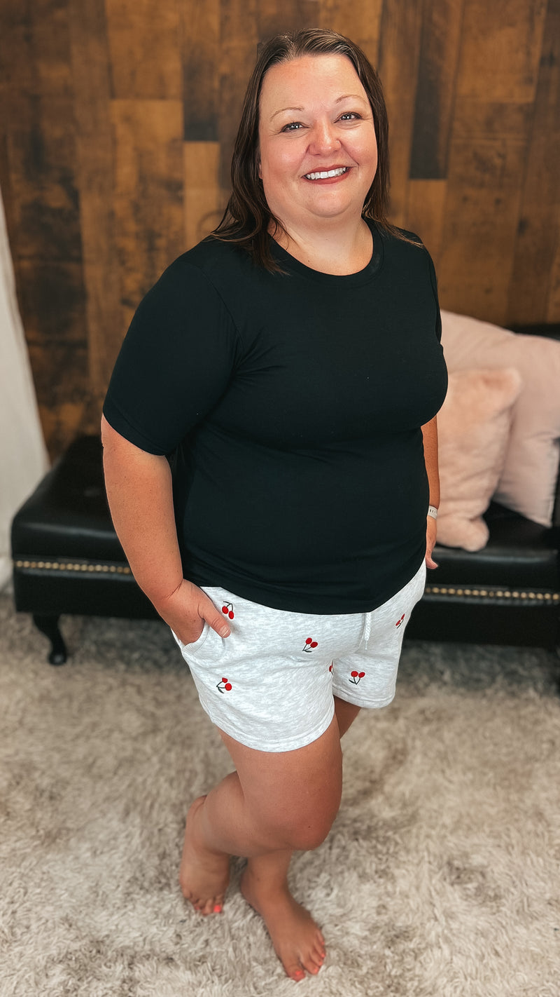 Sarah | Cherry Lounge Shorts