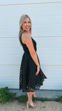 Carrie Lace Skirt: Black