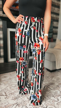 Shelly Wide Leg Floral Pants