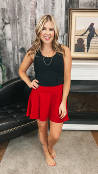 Cassandra Skort | Red