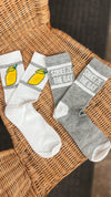 Lemon Boot Sock 2 Pack