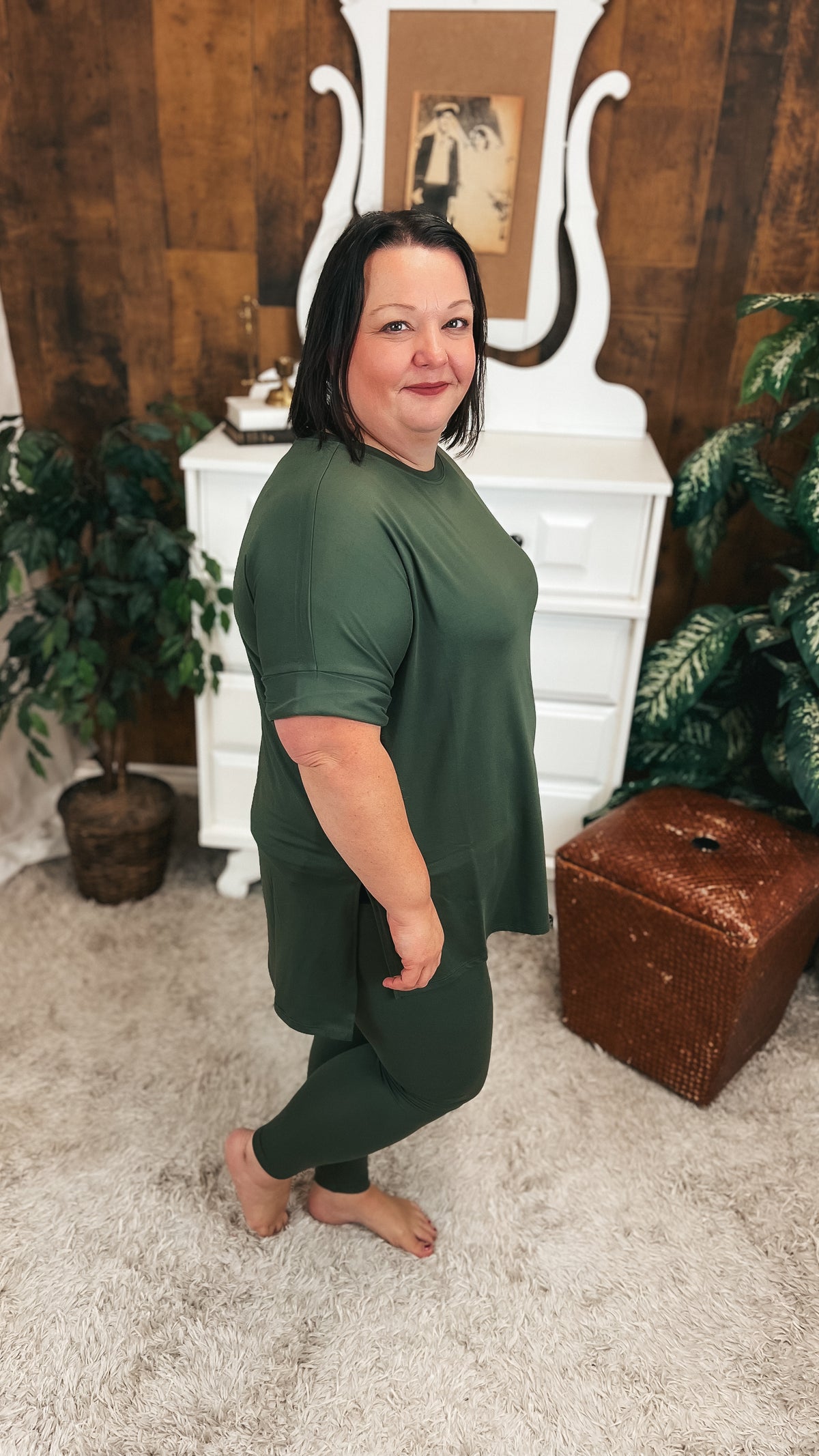 Skylar Lounge Set 2.0: Dark Olive