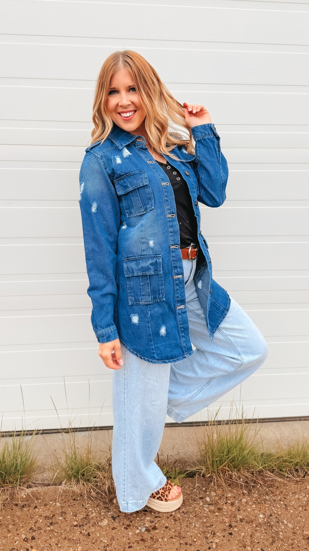 Tammy Denim Jacket | Dark Blue