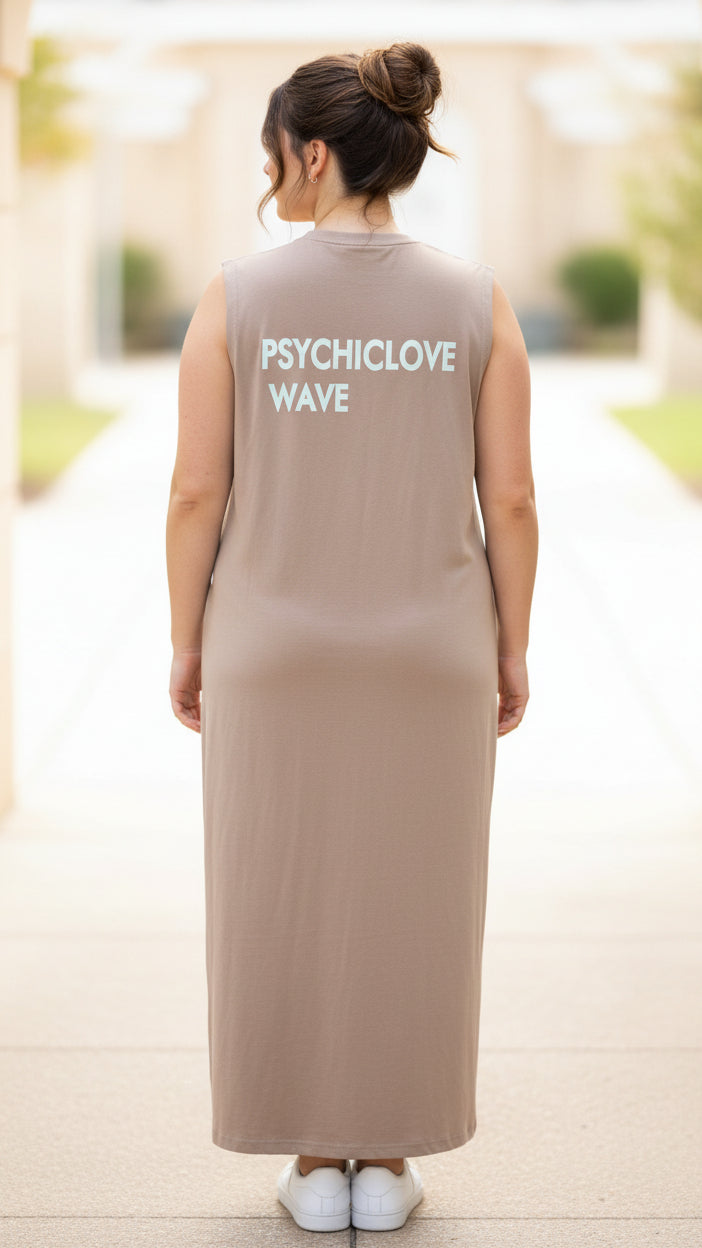 # 40 - Sleeveless Maxi Sweater Dress | XL | SAMPLE SALE