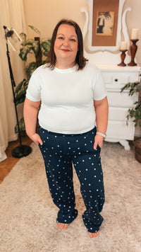 Aria Star Jogging Pants | Navy