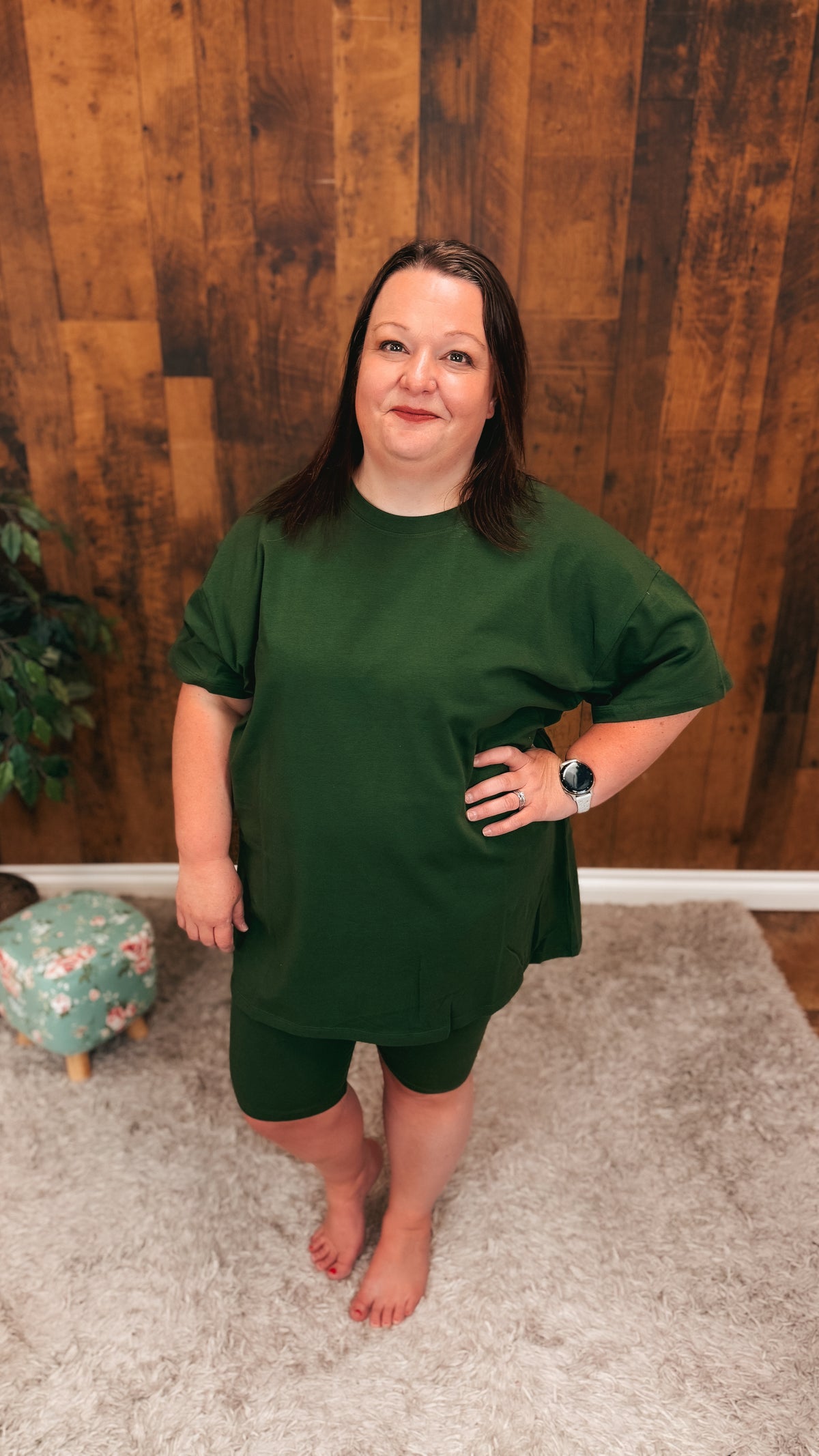 Nic Short Set: Army Green