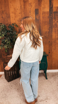 Lovi Quilted Jacket  | Ivory