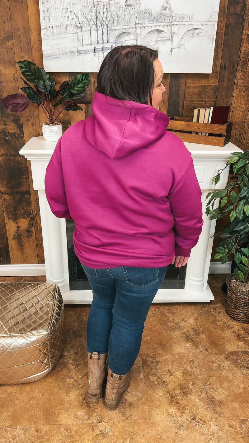 Riley Hoodie: Magenta