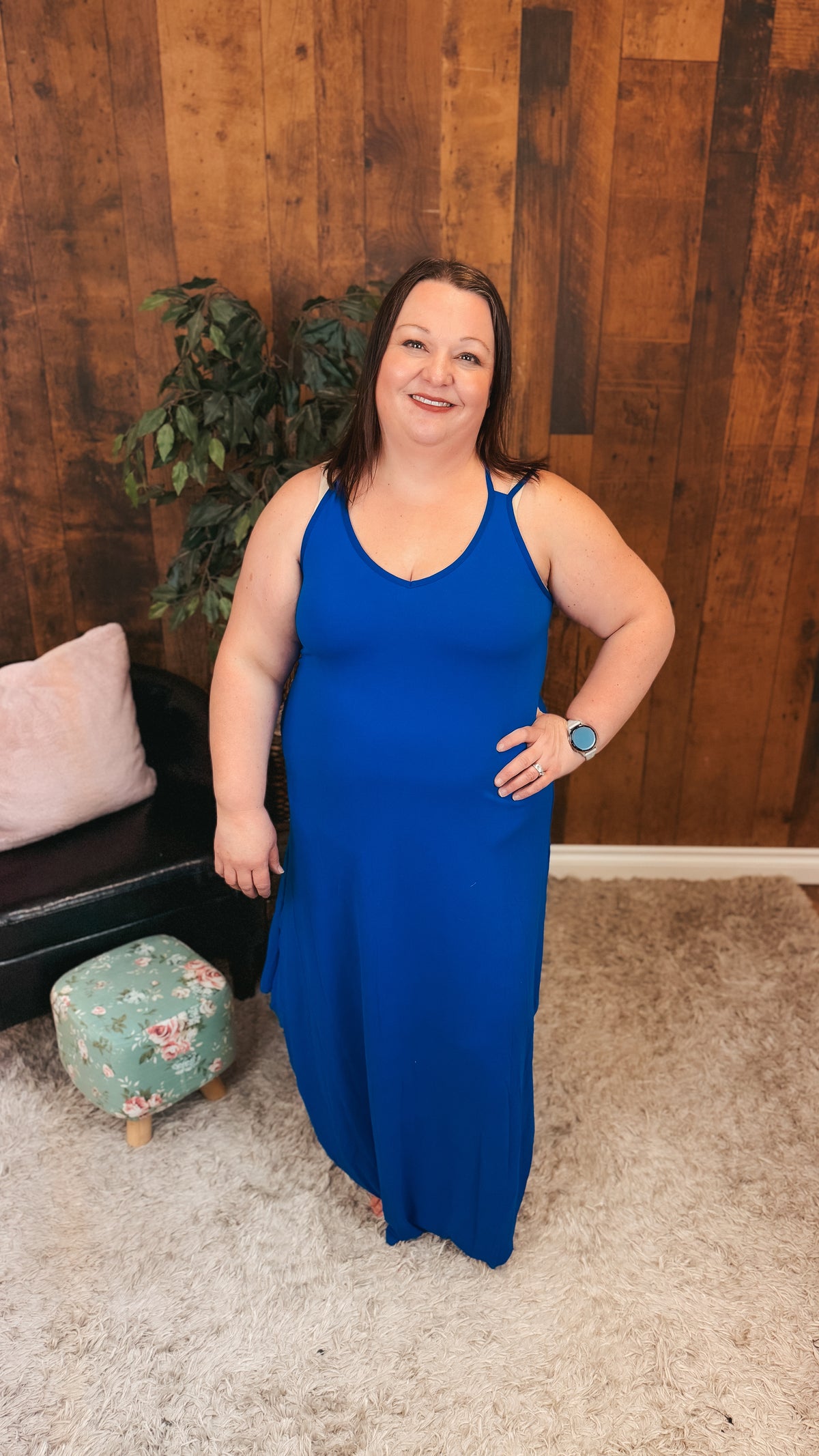 Gerri Maxi Sundress | Royal Blue