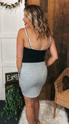 Brianna Jogging Skirt: Grey