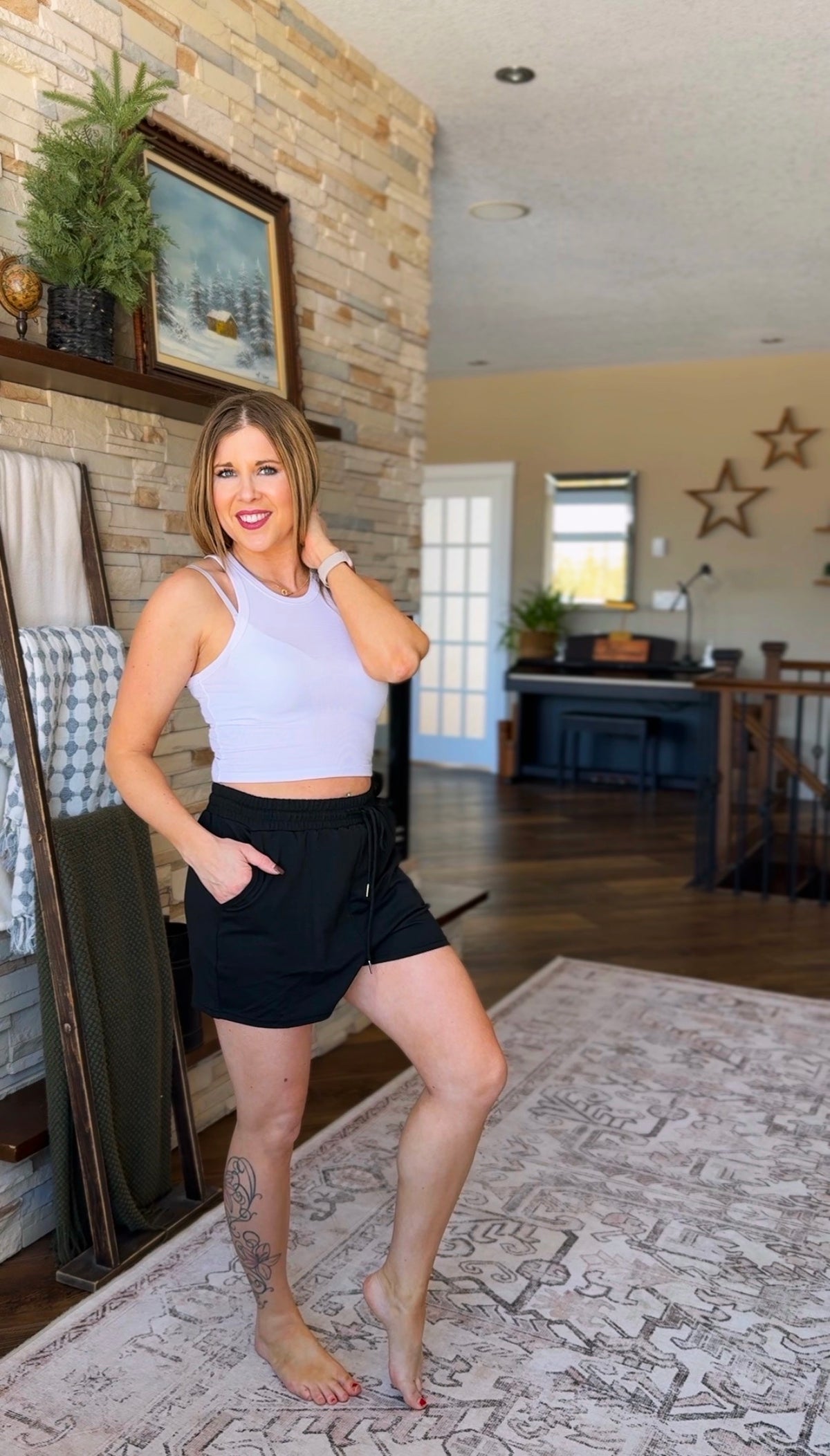 Georgina Jogging Shorts | Black