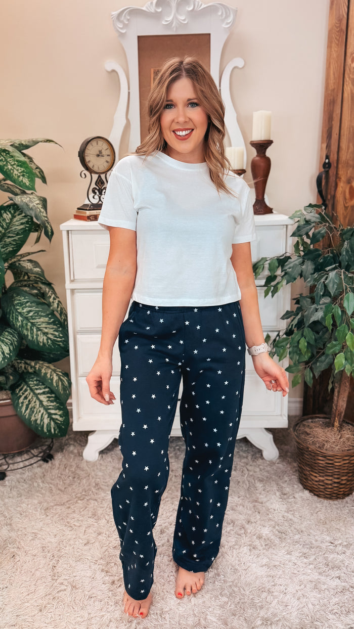 Aria Star Jogging Pants | Navy