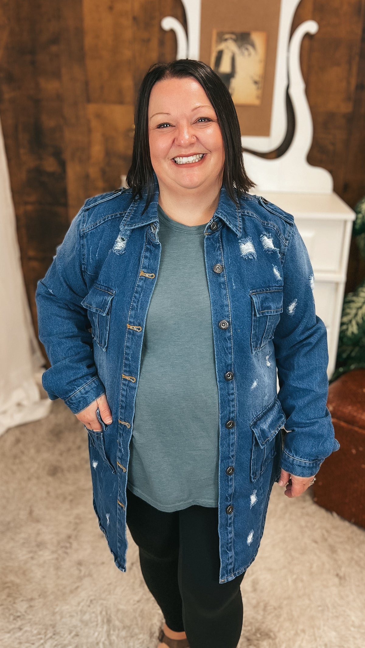 Tammy Denim Jacket | Medium Blue