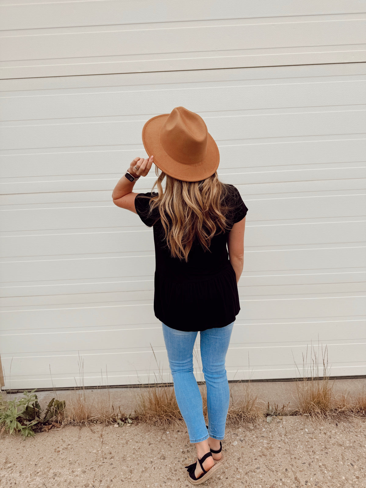 Belle Panama Hat | Camel & Olive
