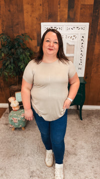 Morgan Basic Tee | Mocha