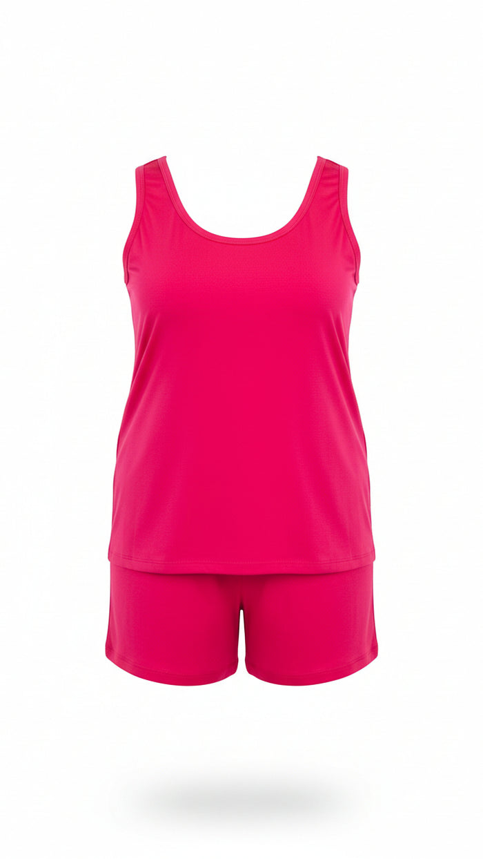 Payton Tank Top Short Set | Fuchsia *SALE*