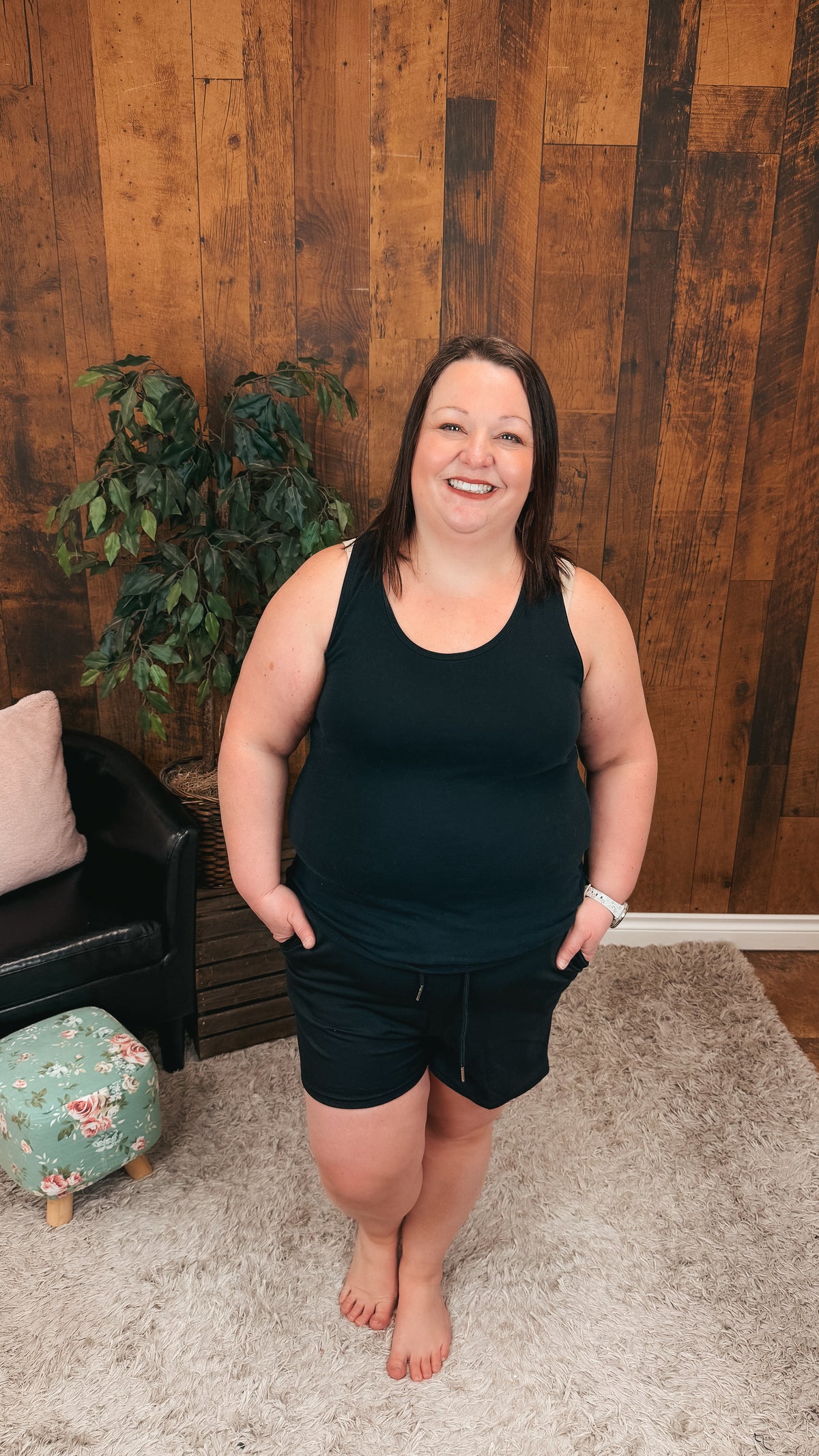 Georgina Jogging Shorts | Black